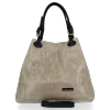 Kožené kabelka shopper bag Vittoria Gotti béžová V692754be2